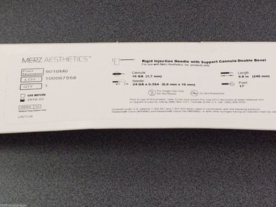 9010MO ~ Merz Rigid Injection Ndle with Support Cannula-Double Bevel 16Ga